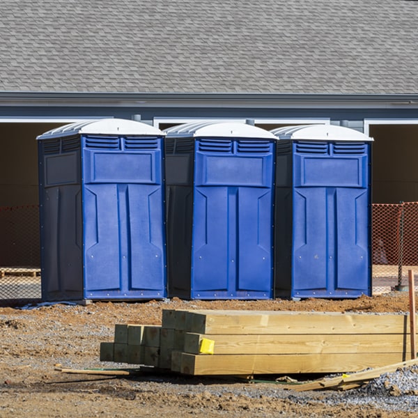 what is the maximum capacity for a single porta potty in Easton Missouri